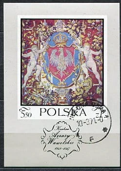 Znaczki 1970 r. Arrasy wawelskie