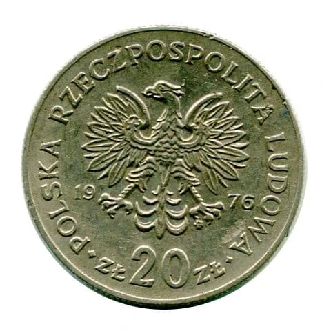 20 złotych Marceli Nowotko 1976 r.