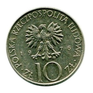 10 złotych Adam Mickiewicz 1976 r.