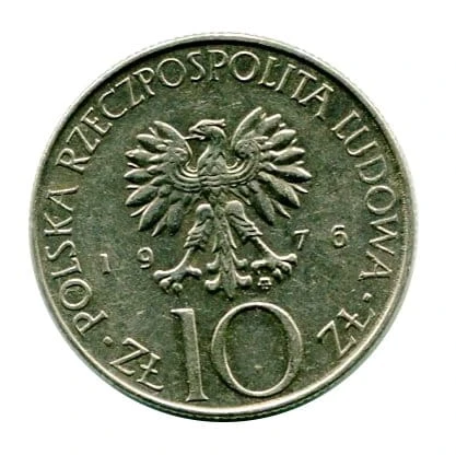 10 złotych Adam Mickiewicz 1976 r.