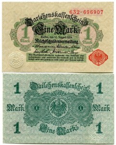 Niemcy 1 Marka 1914 r. UNC