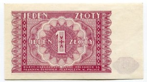 Banknot 1 zł 1946 r.