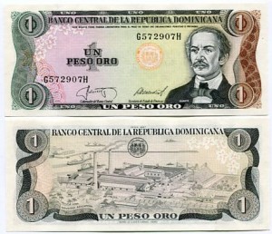 Dominikana 1 Pesos 1988 r. UNC