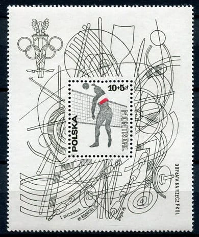 Znaczki 1976 r. XXI Igrzyska Olimpijskie w Montrealu