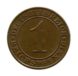 Niemcy 1 Pfennig 1929 r. 