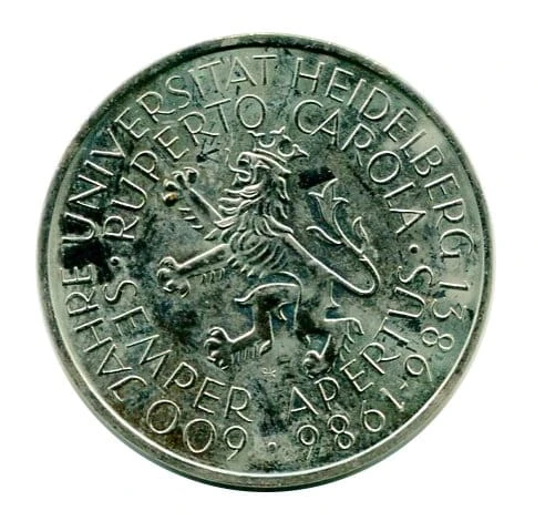 Niemcy 5 Marek 1986 r. 600 Anniv - Heidelberg University