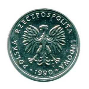 2 złote 1990 r.
