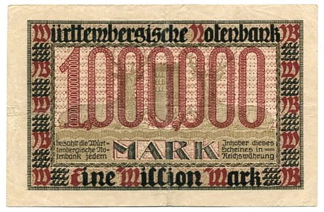 Niemcy 1 Million Mark 1923 r. 