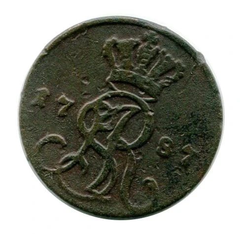 Grosz 1787 r. Stanisław August Poniatowski