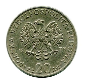 20 złotych Marceli Nowotko 1976 r. b.z.