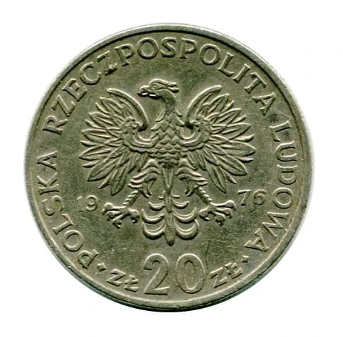 20 złotych Marceli Nowotko 1976 r. b.z.