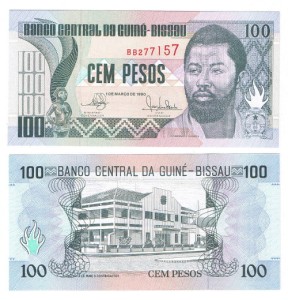 Gwinea Bissau 100 pesos UNC