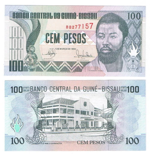 Gwinea Bissau 100 pesos UNC