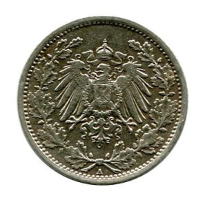 Niemcy 1/2 Marki 1917 r.