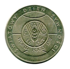 50 złotych Światowy Dzień Żywności 1981 r.