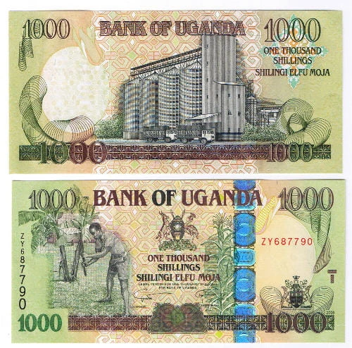  Uganda 1000 szylingów UNC