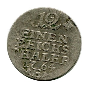 Prusy 1/12 Thaler 1764 r.