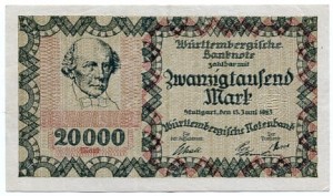 Niemcy 20 000 Mark 1923 r.