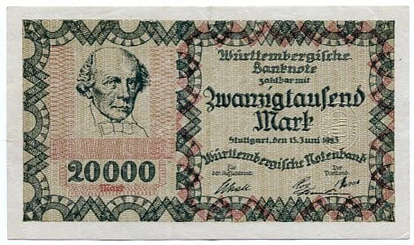 Niemcy 20 000 Mark 1923 r.