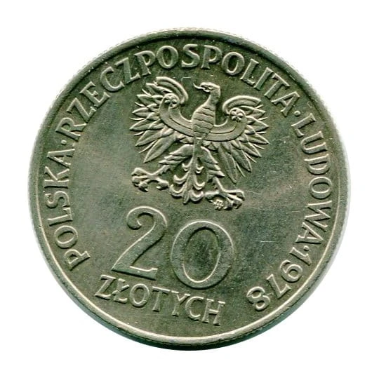 20 złotych Pierwszy Polak w Kosmosie Interkosmos 78 1978 r.