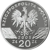 20 zł Zwierzęta świata - Puchacz