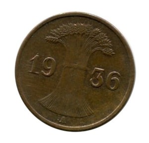 Niemcy 1 Pfennig 1936 r.