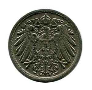 Niemcy 5 Pfennig 1914 r.