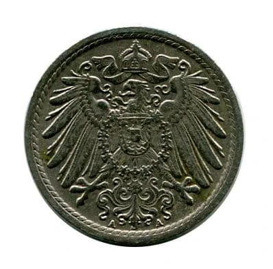 Niemcy 5 Pfennig 1914 r.