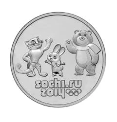 Rosja 25 Rubli 2012 r. Sochi 2014
