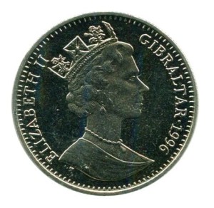 Gibraltar 1 Crown 1995 r.