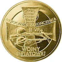 2 zł 60. rocznica zakończenia II wojny światowej