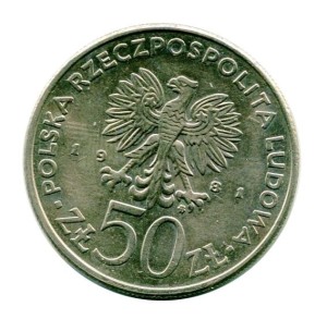 50 złotych Światowy Dzień Żywności 1981 r.