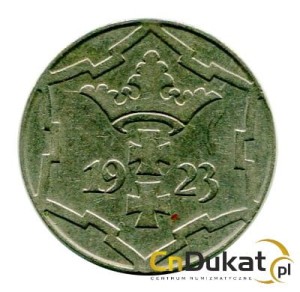 Wolne Miasto Gdańsk 10 Pfennige 1923 r.