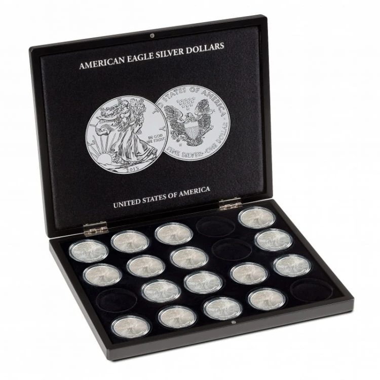 Kasetka na 20 srebrnych monet American Silver Eagle