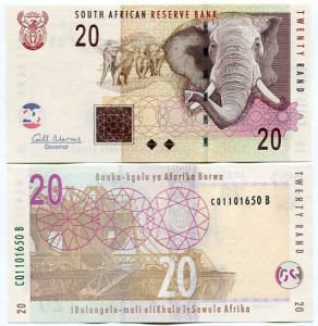 RPA 20 Rand 2005 r. UNC