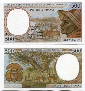 Kongo 500 Francs 2000 r. UNC