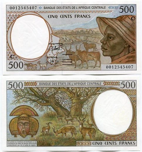 Kongo 500 Francs 2000 r. UNC