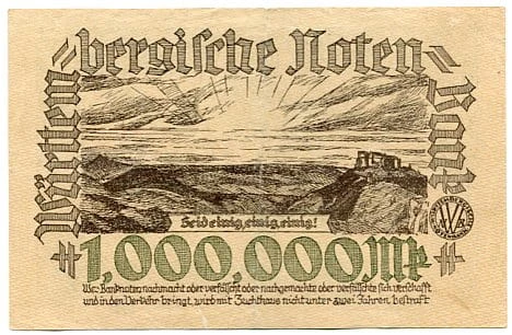 Niemcy 1 Million Mark 1923 r. 