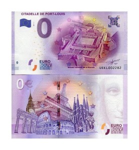 Banknot 0 Euro Francja - Citadelle de Port-Louis