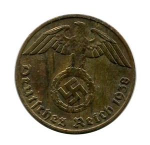 Niemcy 1 Pfennig 1938 r.