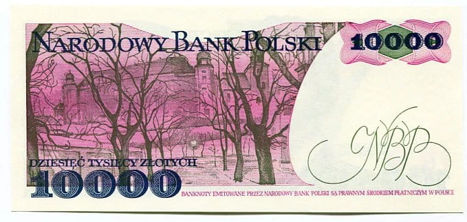 Banknot Polska 10000 zł z 1988 r. UNC Sklep numizmatyczny Dukat