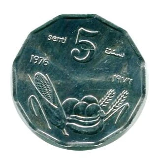Somalia 5 Senti 1976 r.