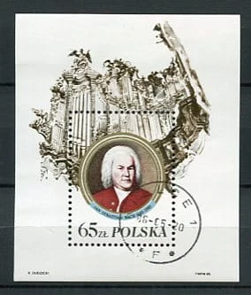 Znaczki 1985 r. 300 Rocznica urodzin Jana Sebastiana Bacha