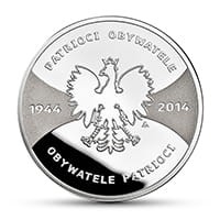 20 zł Patrioci 1944 Obywatele 2014