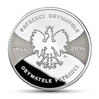 20 zł Patrioci 1944 Obywatele 2014