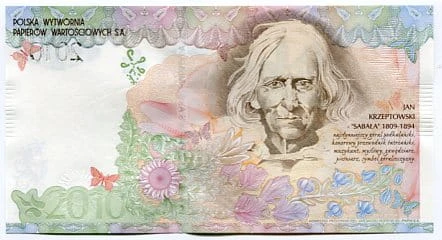 Banknot testowy PWPW Sabała