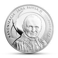 500 zł Kanonizacja Jana Pawła II – 27 IV 2014