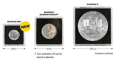 Kapsułki do monet QUADRUM Mini