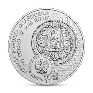 Powrót Pomorza Gdańskiego do Polski w 1466 r. Awers